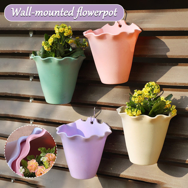 Vertical Wall Planter - وعاء الزهور البلاستيكي المثبت على الحائط،