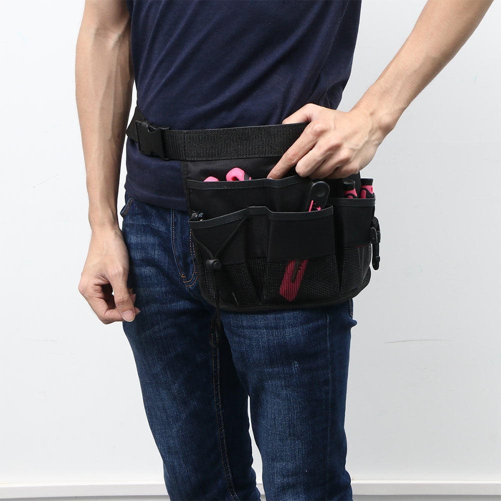 Gardening Tools Bag - حقيبة حزام أدوات البستنة سوداء متينة