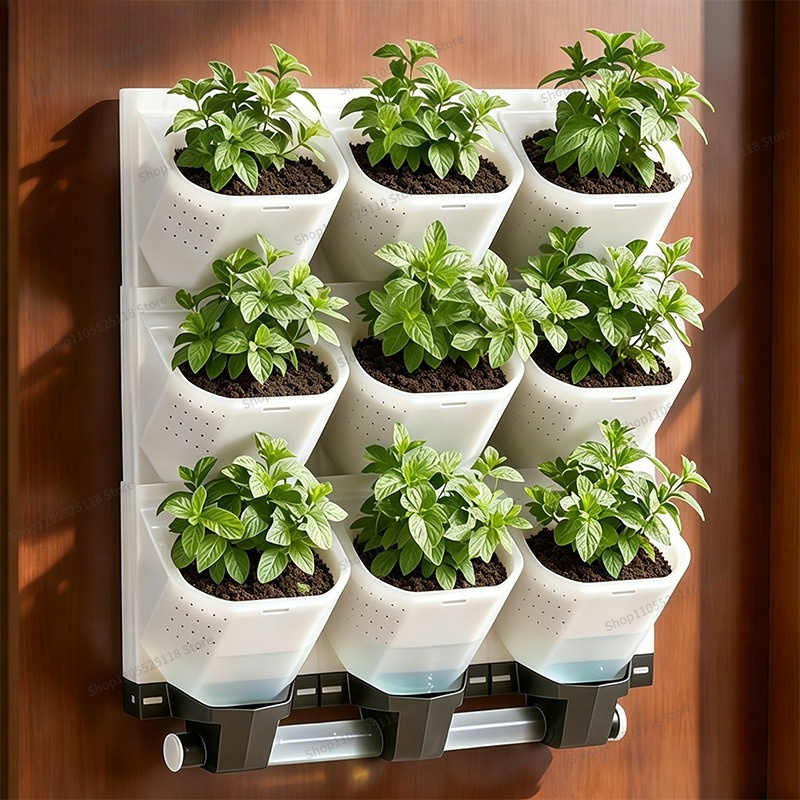 صندوق زراعة عمودي كبير للتثبيت - مراجعة Vertical Wall Planter وسعره