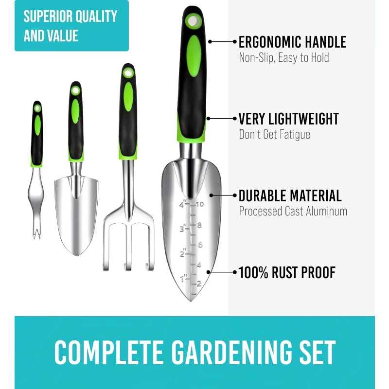 طقم أدوات حدائق مريح مكون من 9 - مراجعة Gardening Tools Bag وسعره