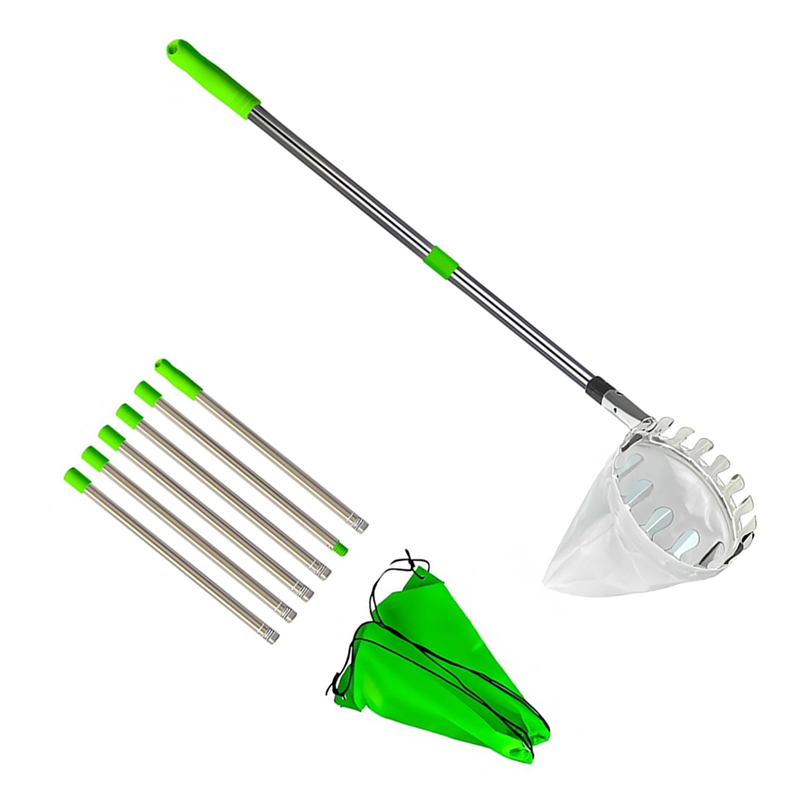 AS60-قطب منتقي الفاكهة مع حقيب - مراجعة Gardening Tools Bag وسعره