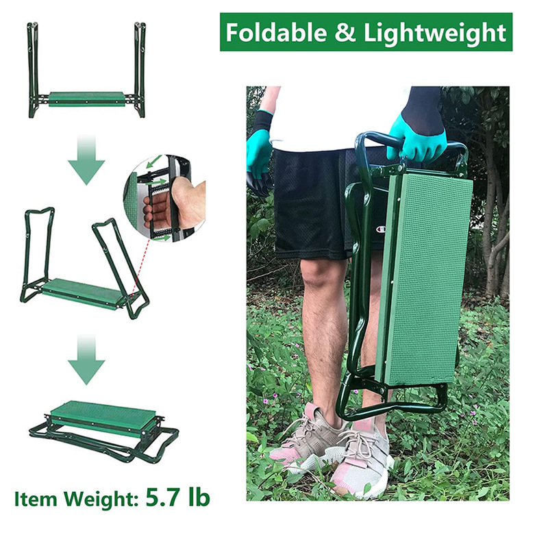 كرسي حديقة متعدد الوظائف قابل  - مراجعة Gardening Tools Bag وسعره