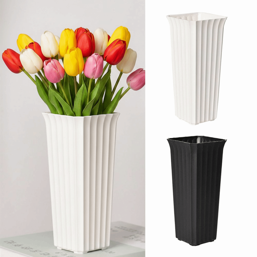 مزهرية عصرية سوداء وبيضاء من ا - مراجعة Vertical Wall Planter وسعره